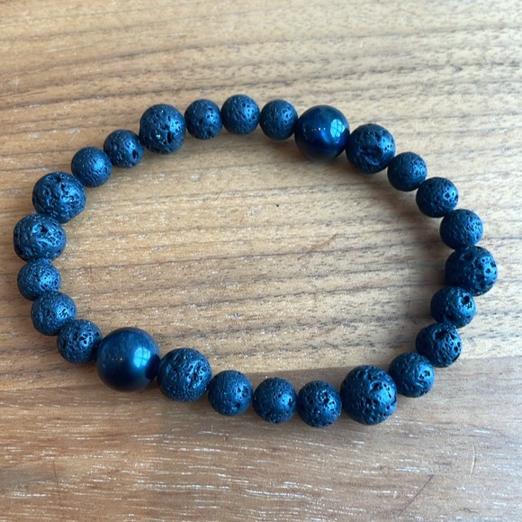 After the Eruption- lava beads and obsidian - Picture 3 of 4